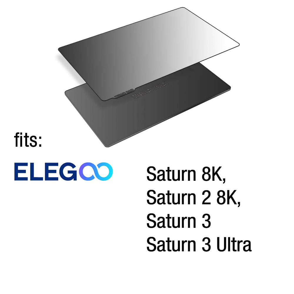 ELEGOO Saturn 2 MSLA 3D Printer and ELEGOO Build Plate for Saturn 2 LCD 3D  Printer