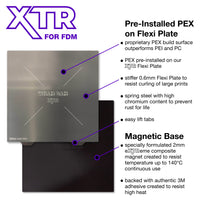 305 x 305 - XTR - Kit with Pre-Installed PEX Build Surface - VORON Design 2.4 300/Trident 300