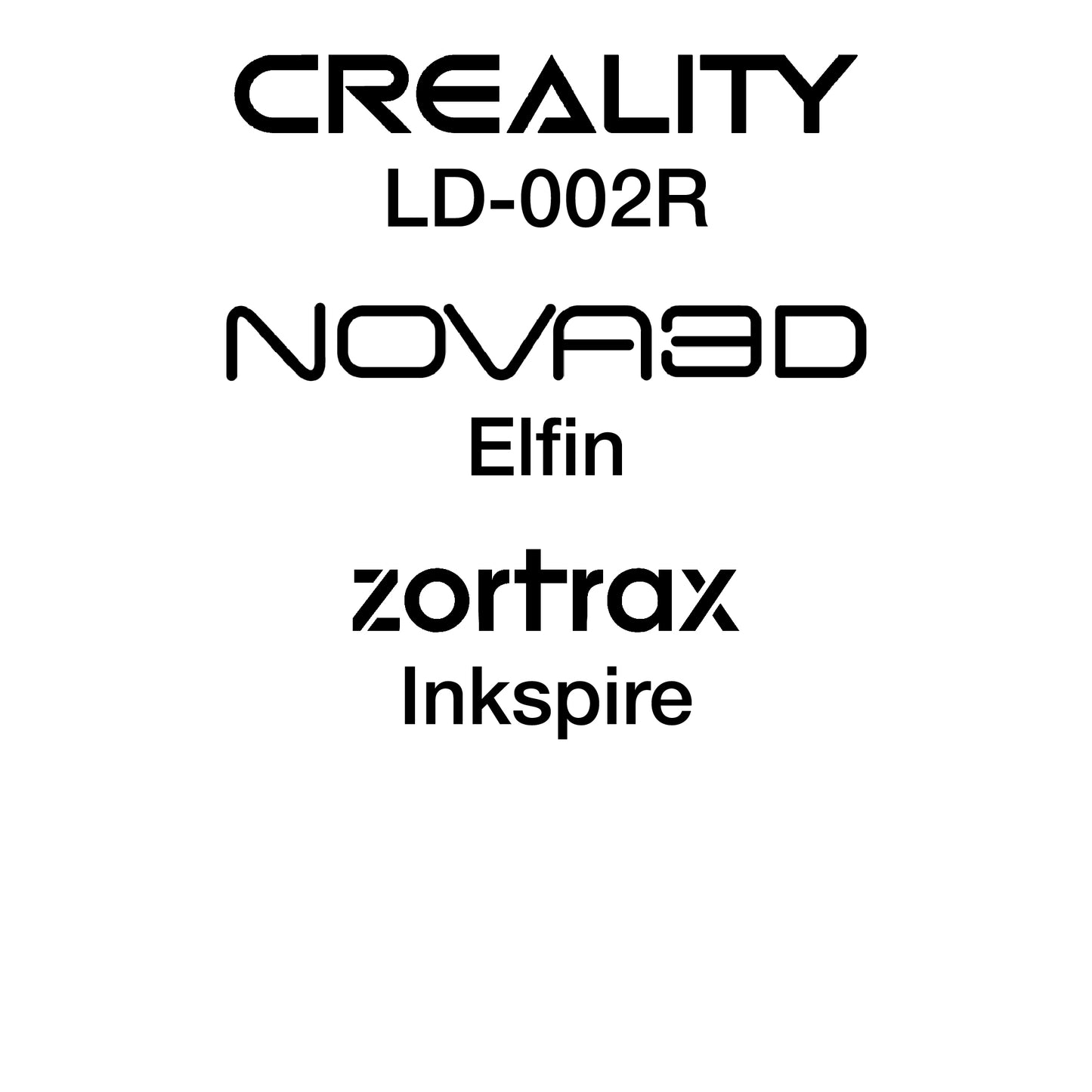 Kit - Creality LD-002R and Nova3D Elfin - 138 x 78