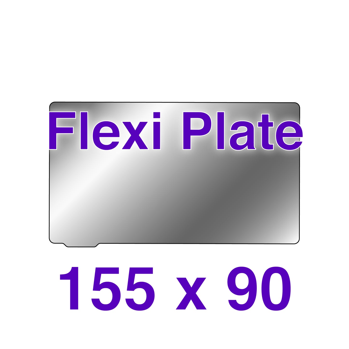 Flexi Plate - 155 x 90