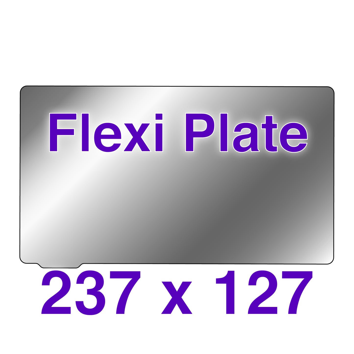 Flexi Plate - 237 x 127