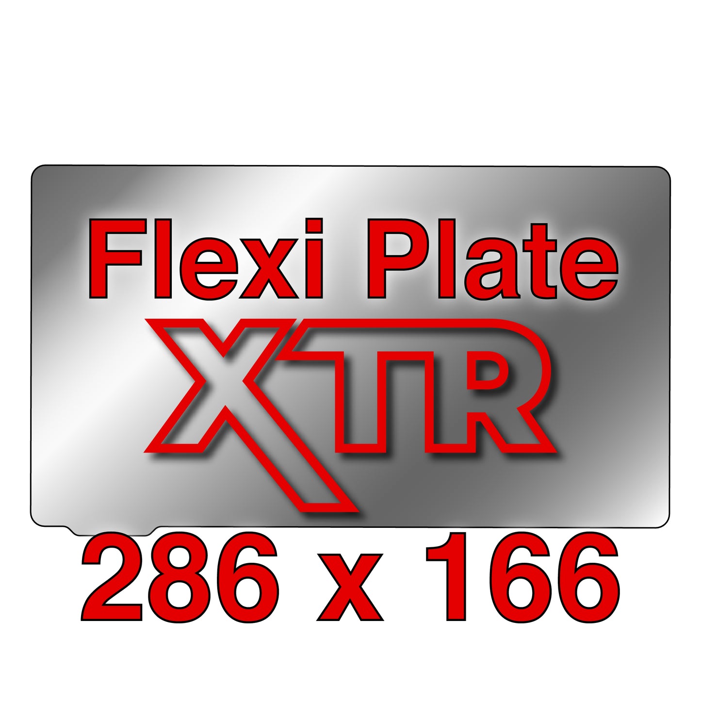 XTR Flexi Plate - 286 x 166