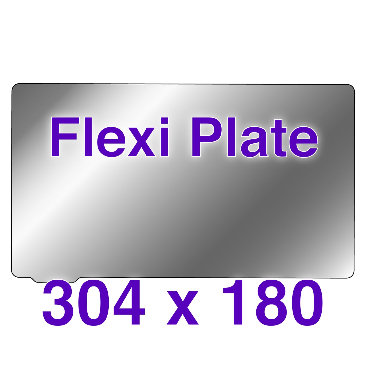 Flexi Plate - 304 x 180