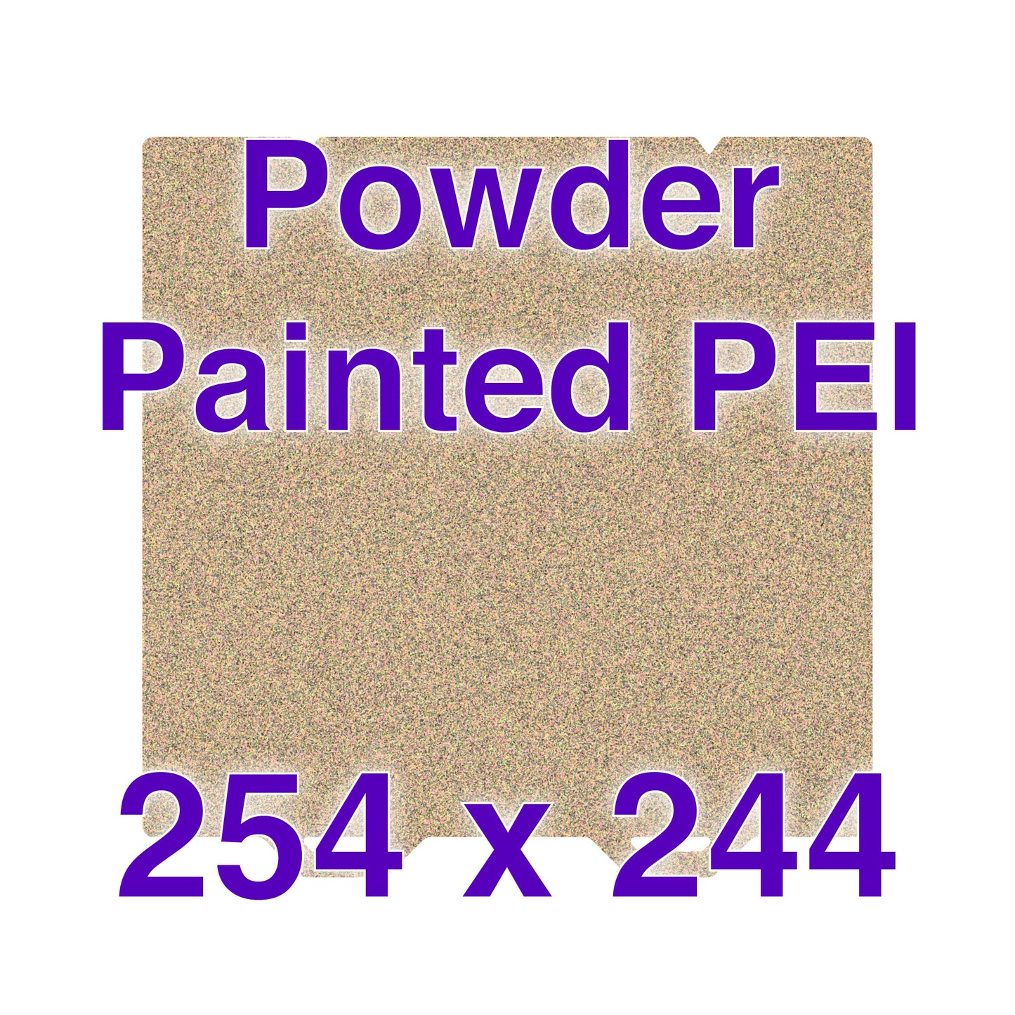 Flexi Plate with Textured ULTEM PEI - Prusa i3 Series - 254 x 244