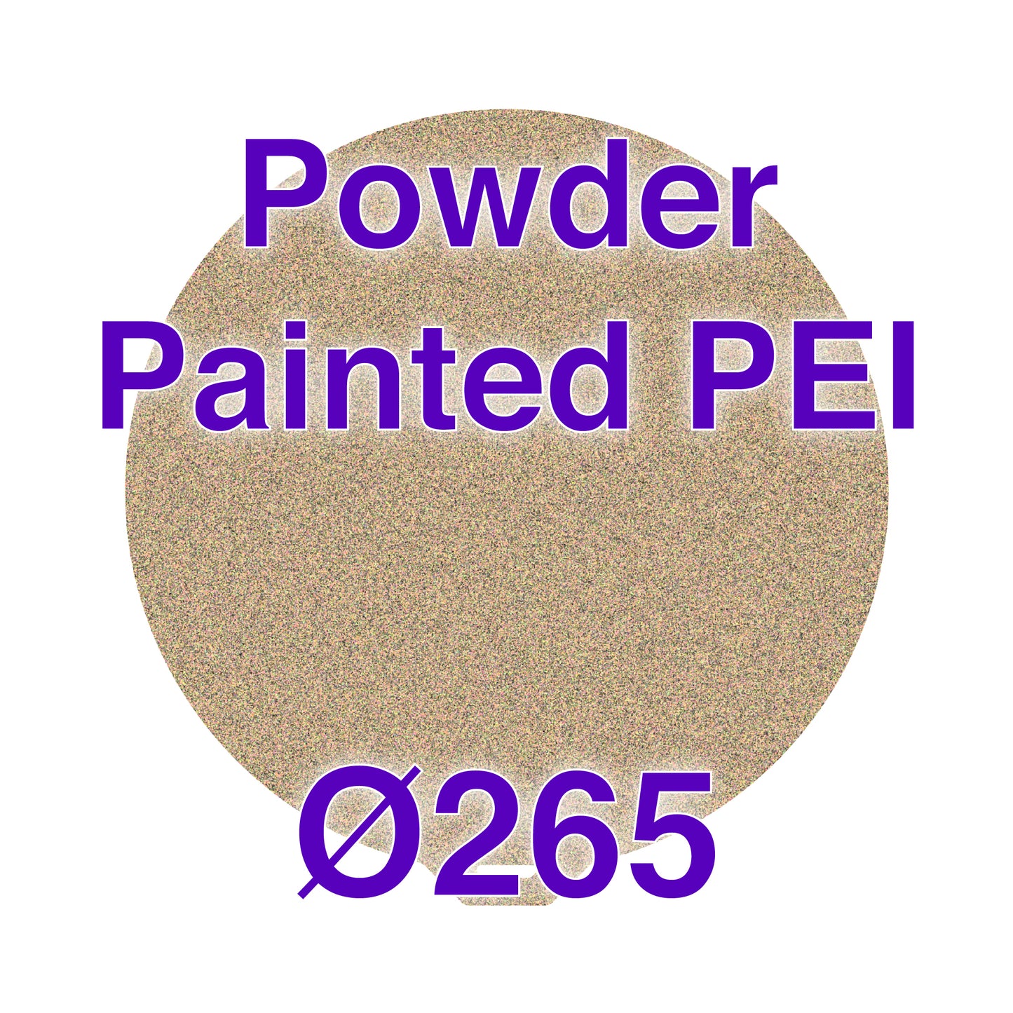 Flexi Plate with Textured ULTEM PEI - FLSUN QQ-S Pro - Ø265