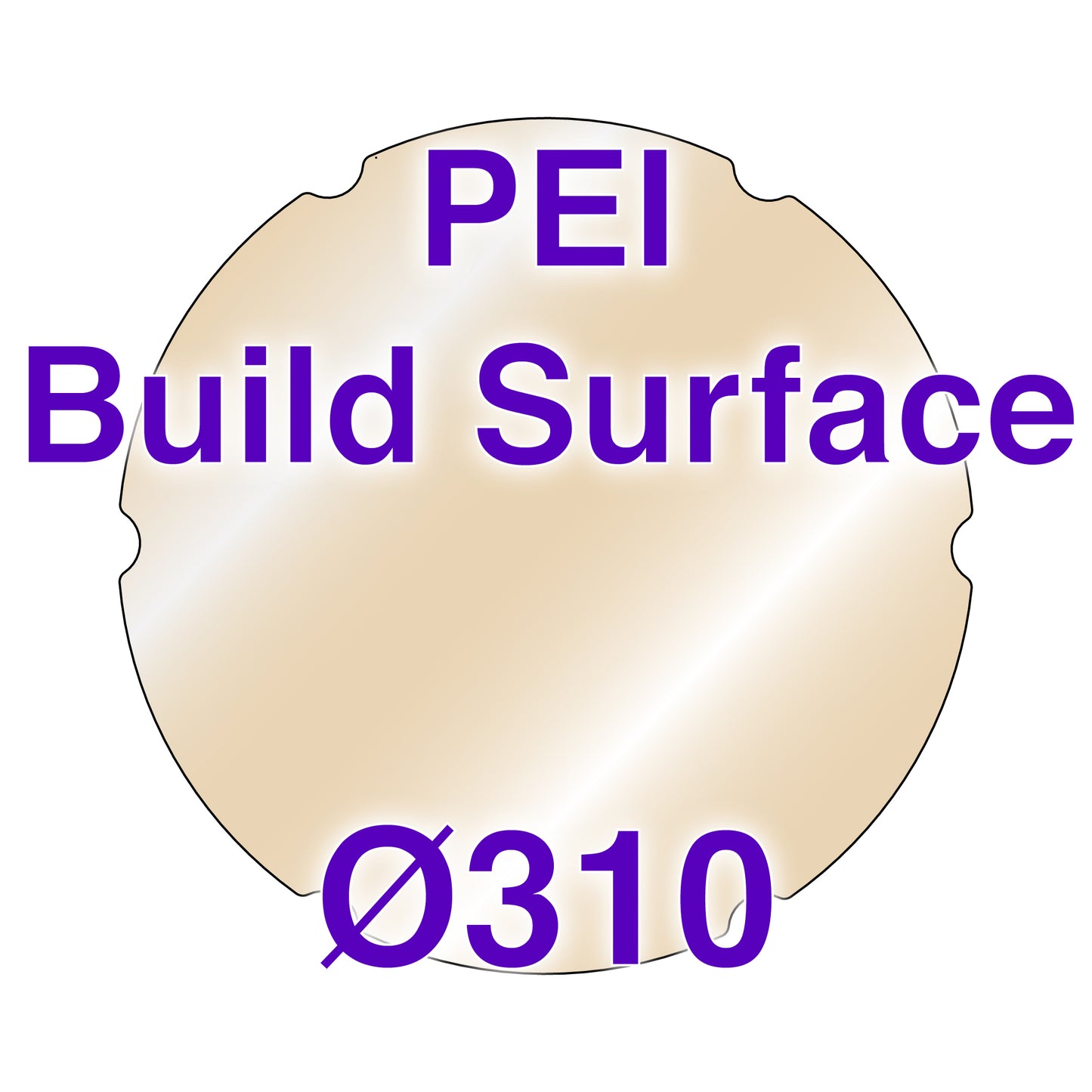 PEI Build Surface - Ø310