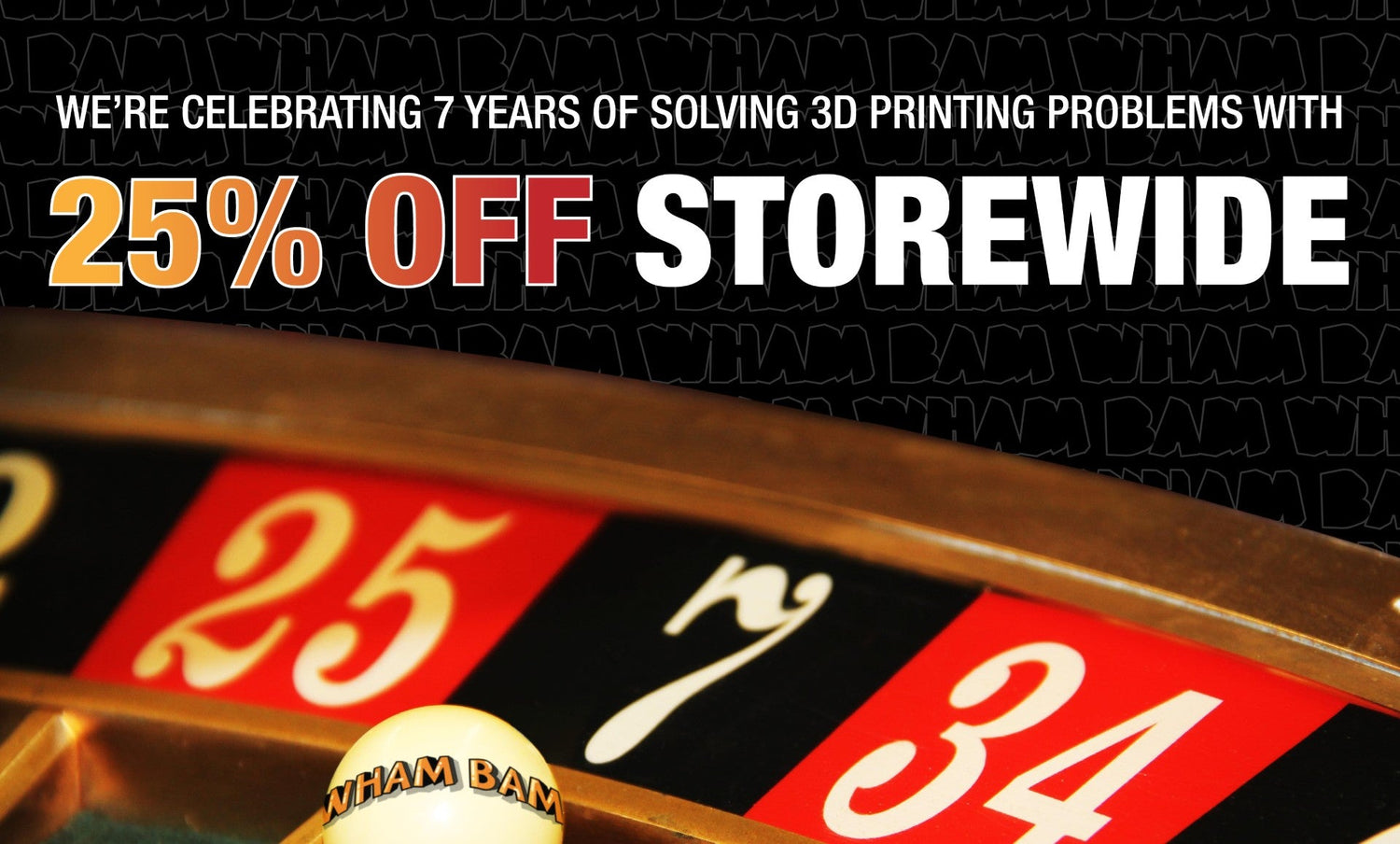 We feel lucky for 7 wonderful years — Thanks to you!