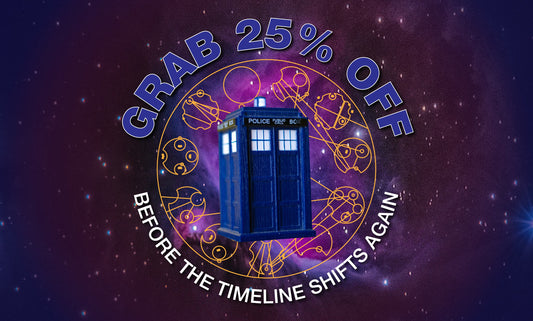 Pretend To Be A Time Traveler and Save 25%