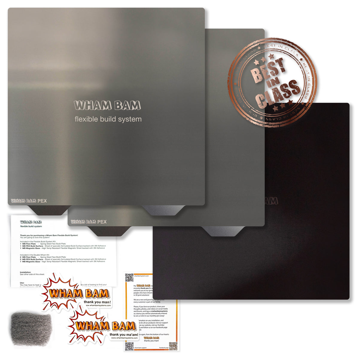 Wwham Checklist Flexible Build System for FDM – Wham Bam Systems