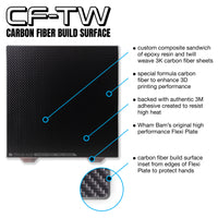 Flexi Plate with Carbon Fiber - Bambu Lab H2C - 335 x 325
