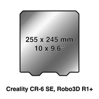 255 x 245 Kit with Pre-Installed PEX Build Surface - Creality CR 6 SE, Robo3D R1+