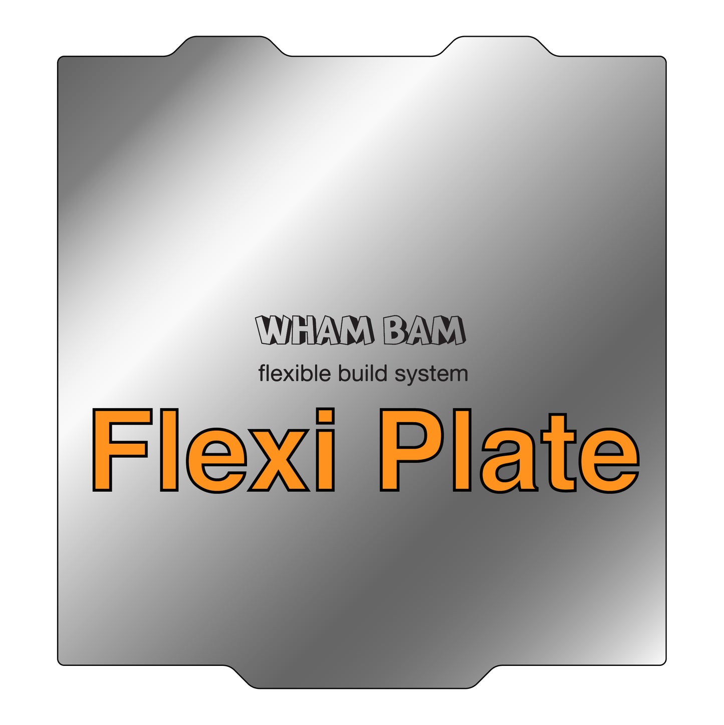 Flexi Plate (No Build Surface) - 184 x 184 - Bambu Lab A1 mini