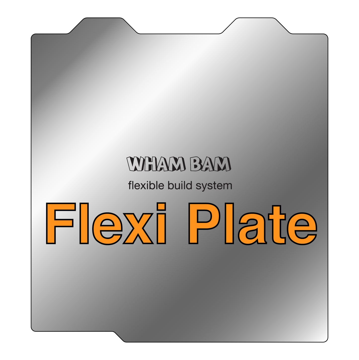 Flexi Plate (No Build Surface) - 185 x 185 - Rat Rig V-Minion, Prusa Mini* & Mini +*