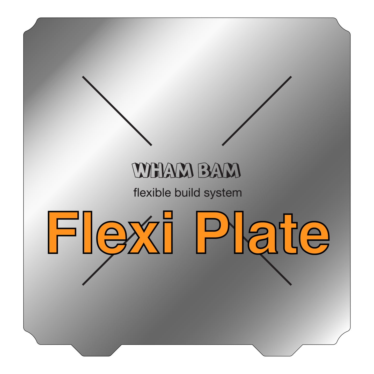 Flexi Plate Only (No Build Surface) - 300 x 300 - LulzBot Taz Pro & Taz Workhorse, & Taz 3, 4, 5, 6