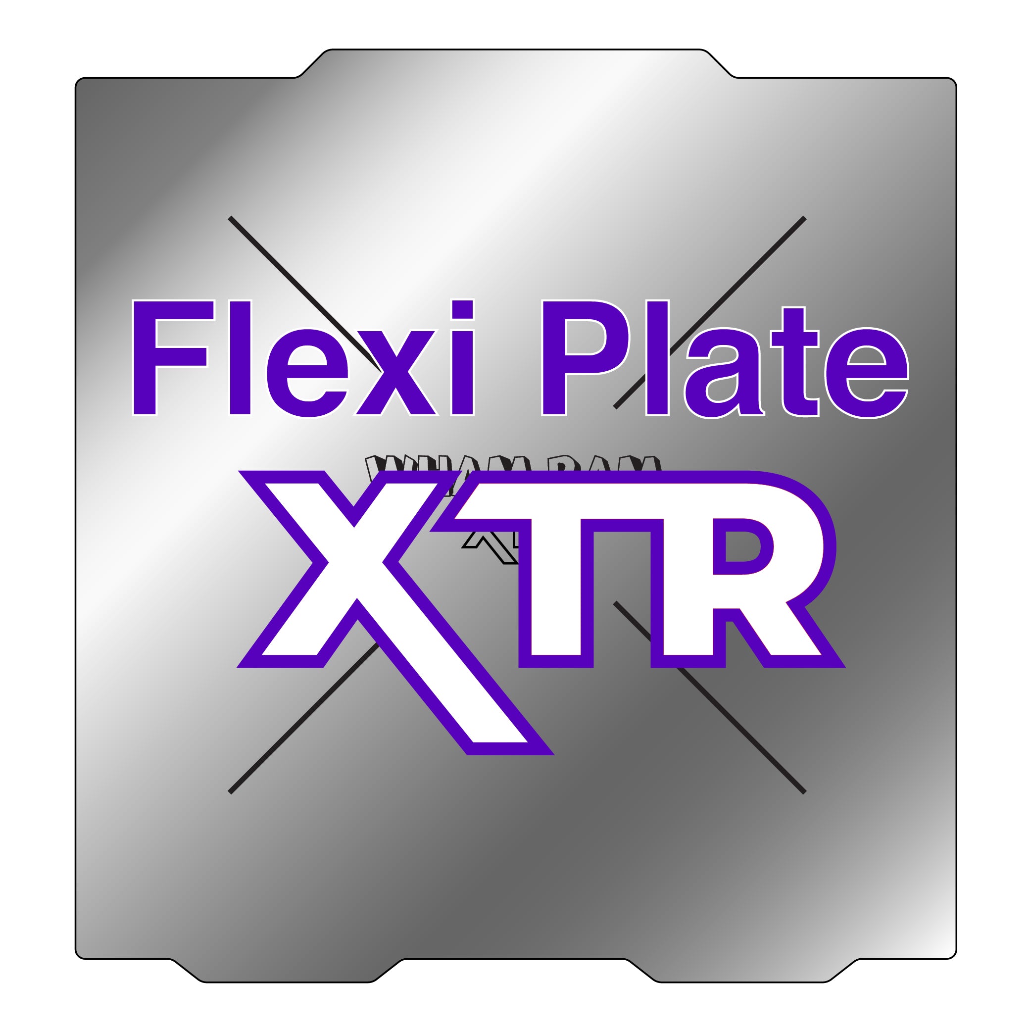 XTR Flexi Plate Only (No Build Surface) - 365 x 365 - Prusa XL – Wham ...