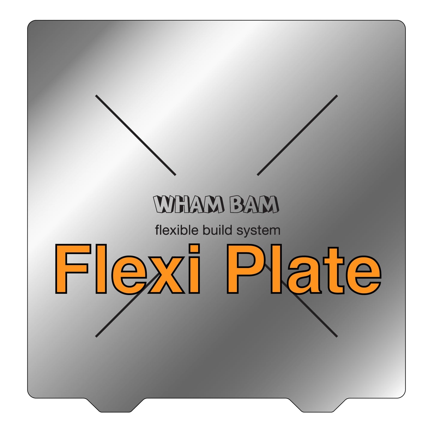 Flexi Plate Only (No Build Surface) - 430 x 430 - Elegoo Neptune 3 Max, Neptune 4 Max, and AnyCubic Kobra 2 Max