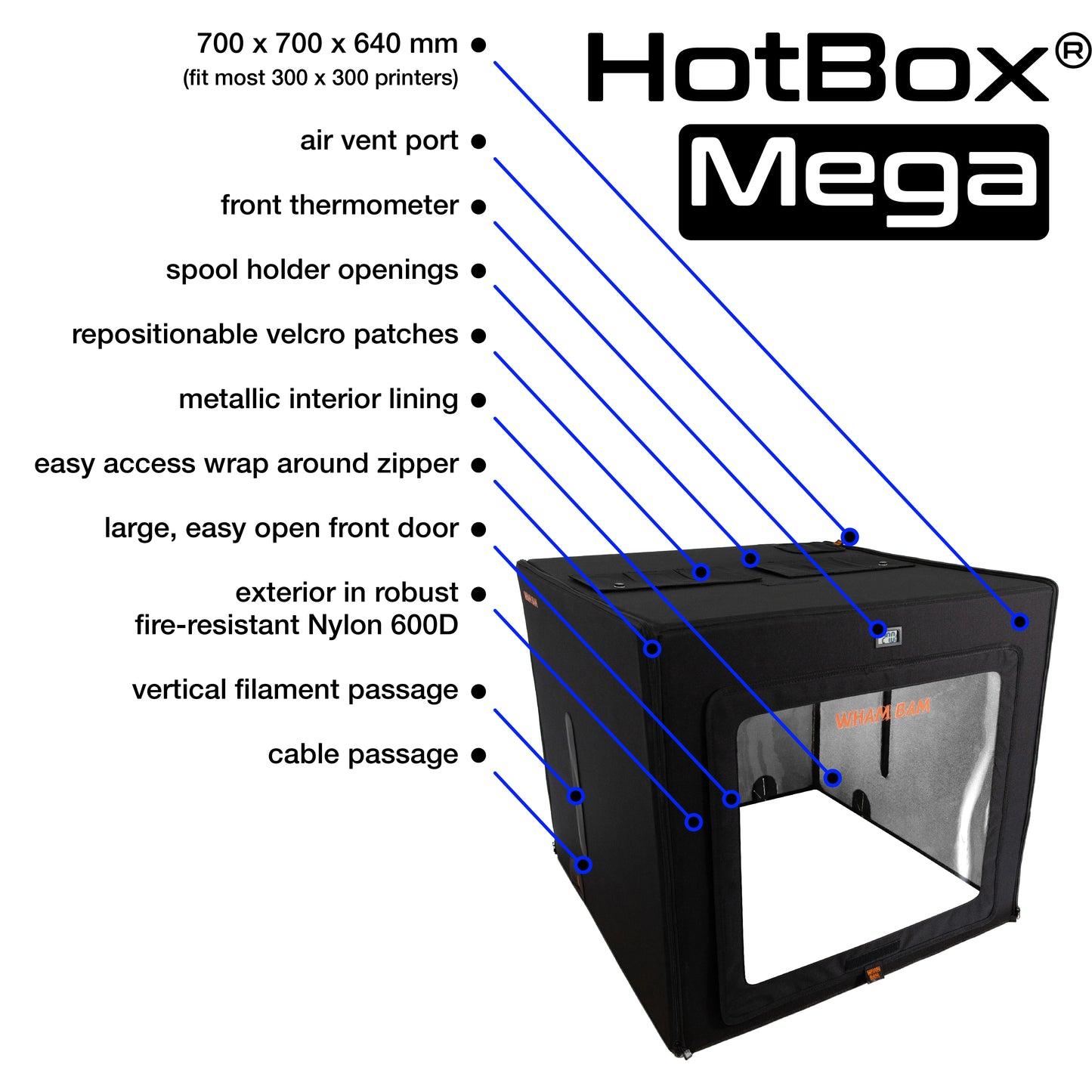 HotBox Mega - 3D Printer Enclosure