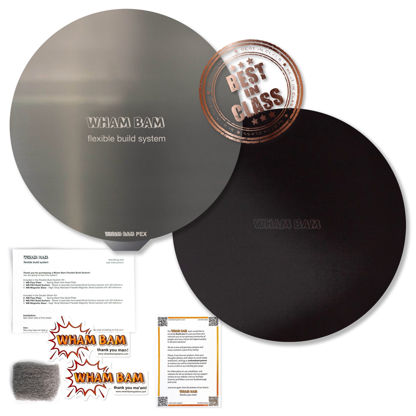 Kit with PEX - FLSUN QQ-S Pro and WASP 2040 - Ø265
