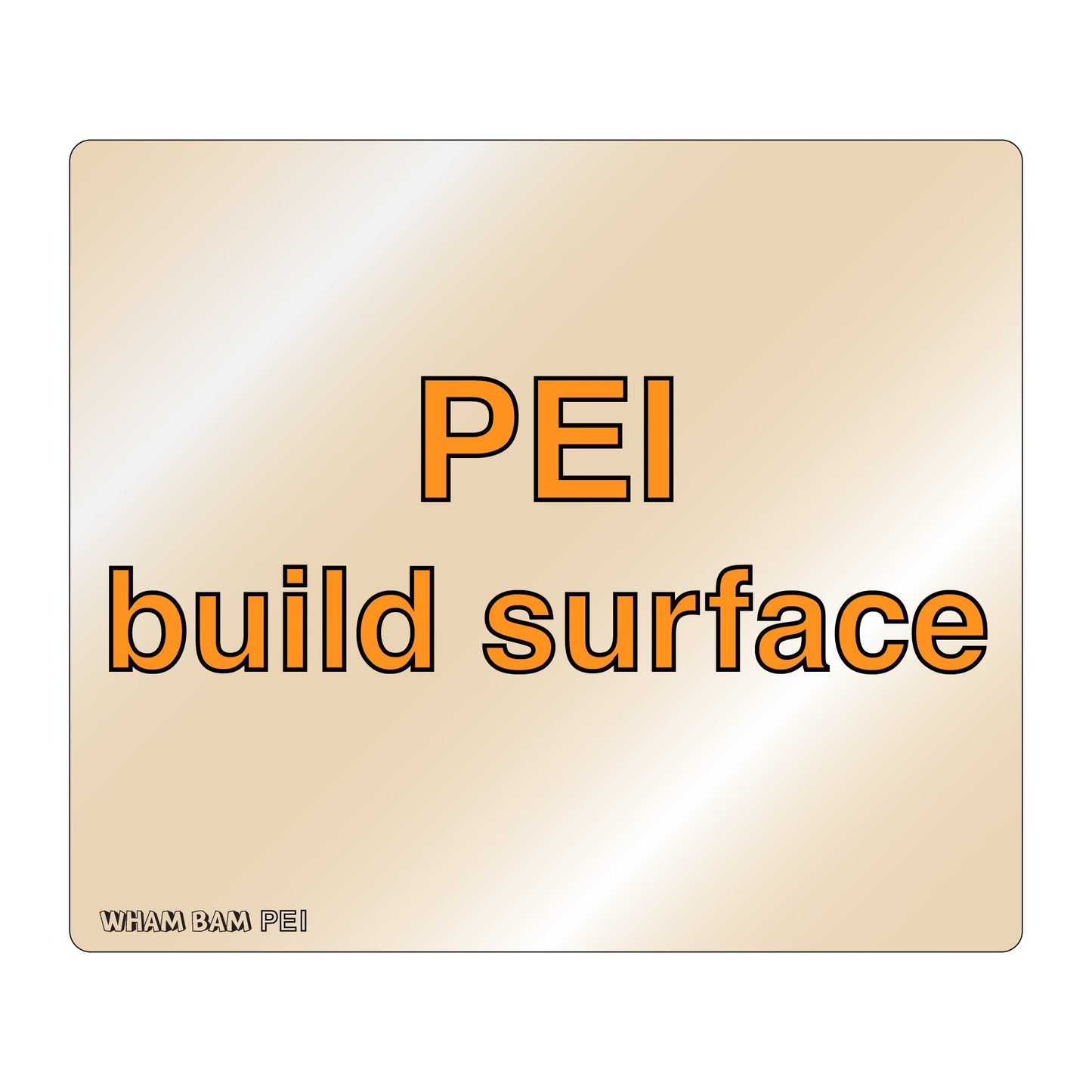 PEI Build Surface - 254 x 220