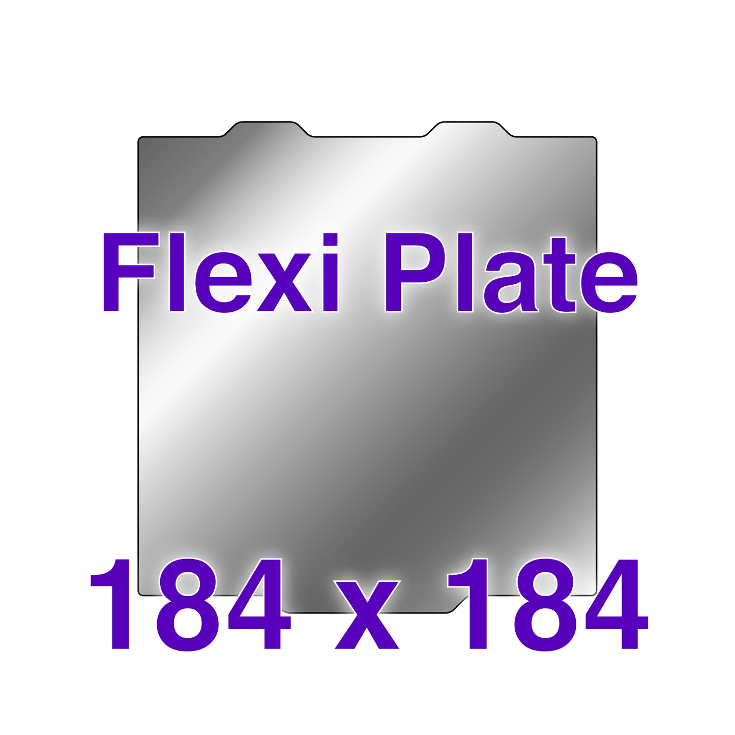 Flexi Plate with No Build Surface - 184 x 184