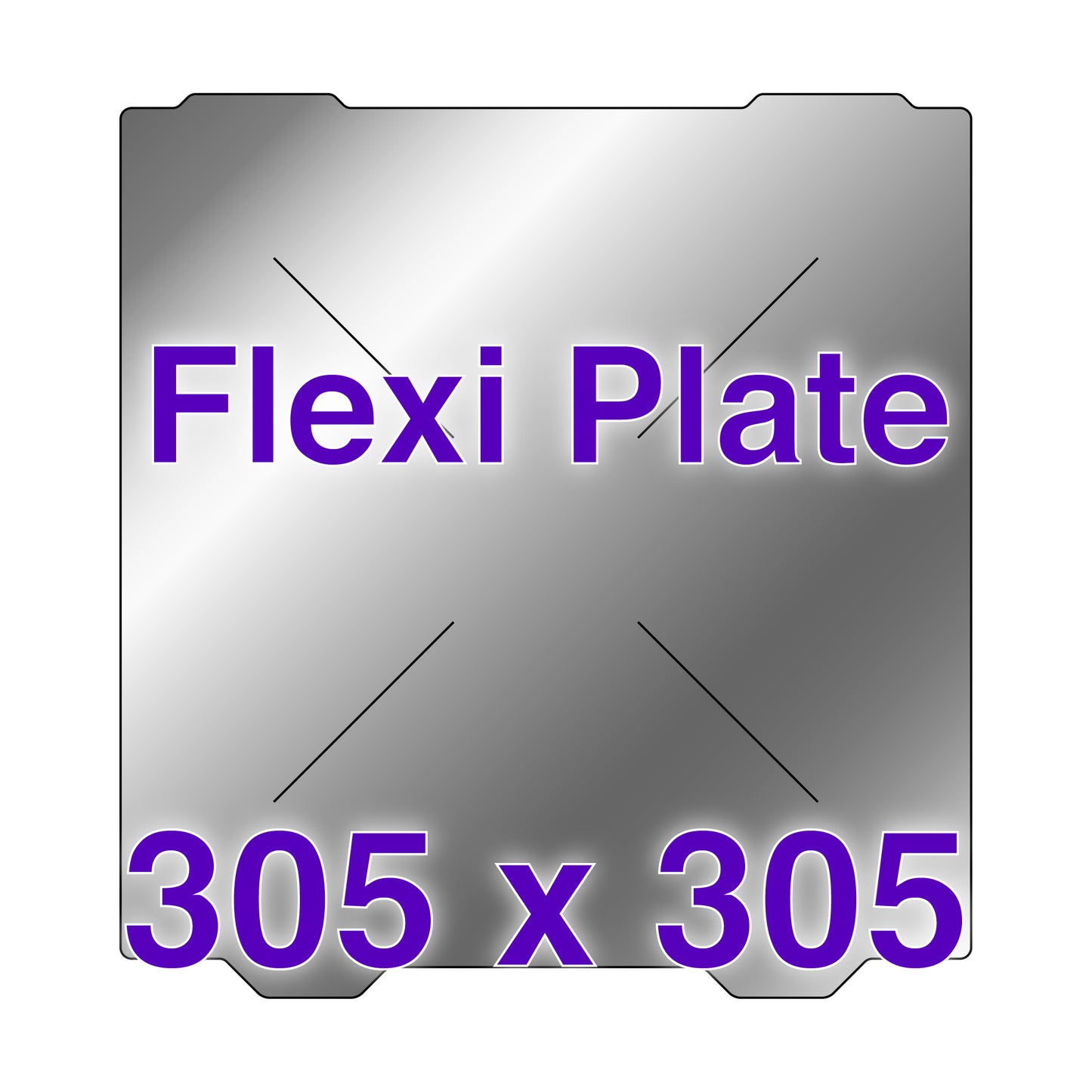 Flexi Plate with No Build Surface - 305 x 305 - Prusa Core One L