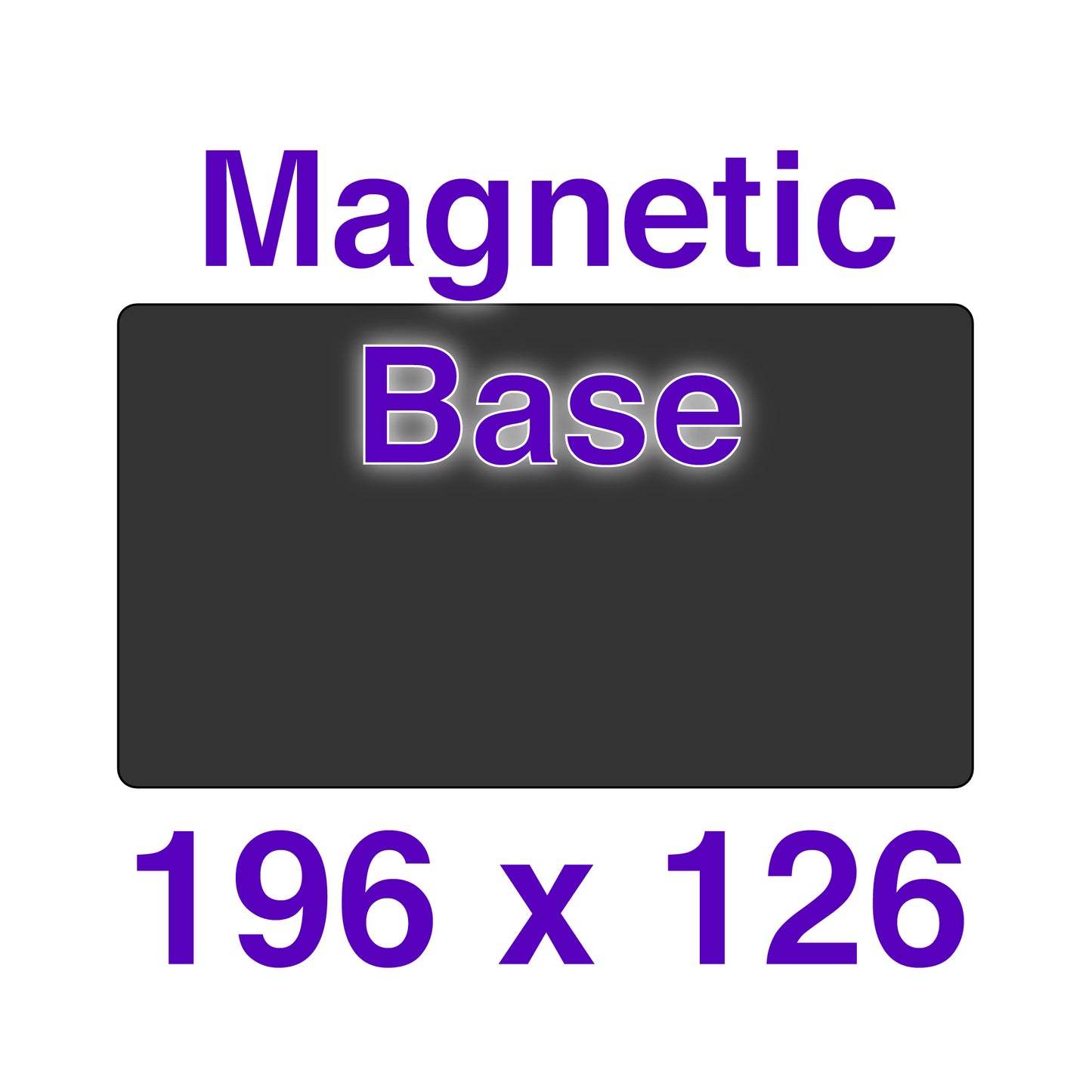 Magnetic Base - 196 x 126