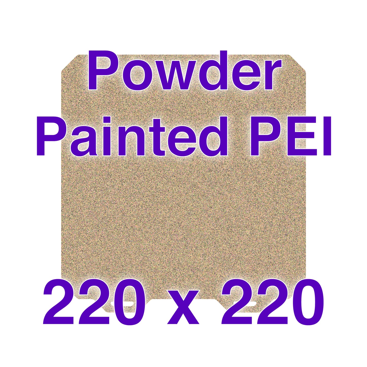Flexi Plate with Textured ULTEM PEI - MonoPrice and Wanhao - 220 x 220
