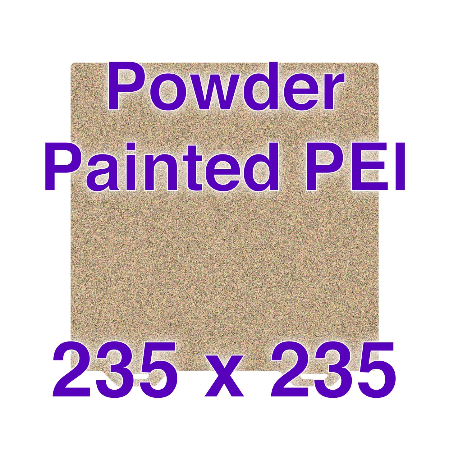 Flexi Plate with Textured ULTEM PEI - Creality Ender 3 - 235 x 235