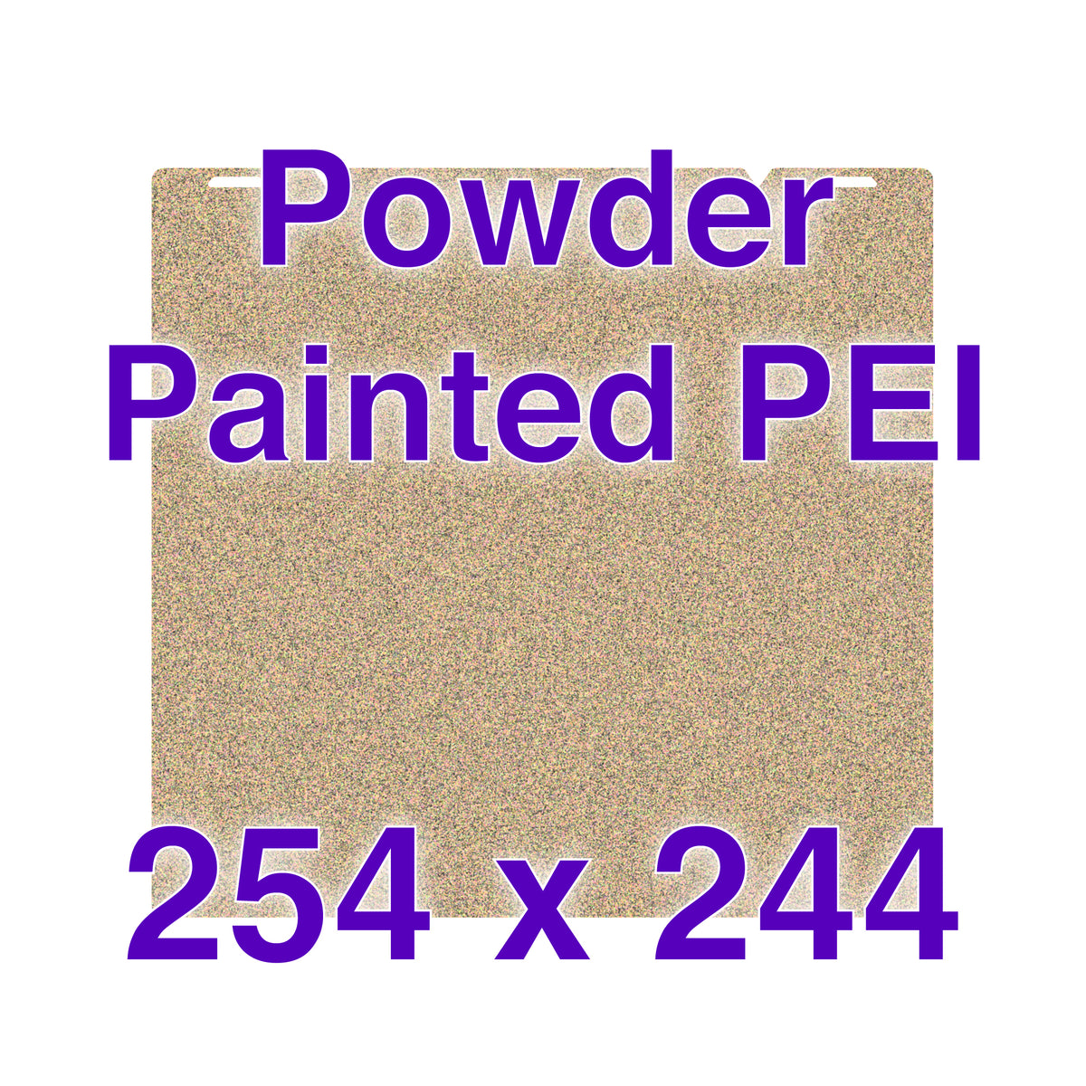 New Flexi Plate with Textured ULTEM PEI - Prusa i3 Series - 254 x 244