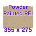 Flexi Plate with Textured ULTEM PEI - 355 x 275 w/ Cut Out Corners