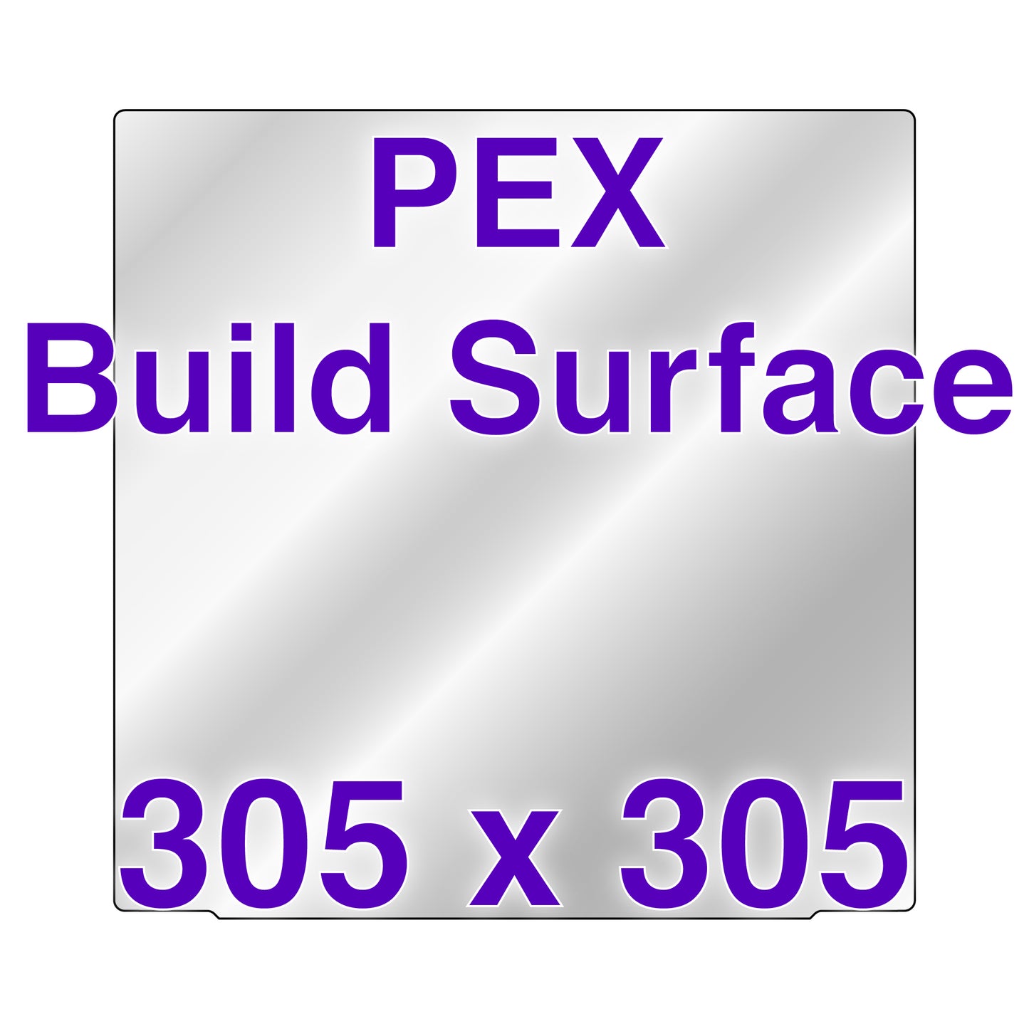PEX Build Surface - 305 x 305 - Prusa Core One L