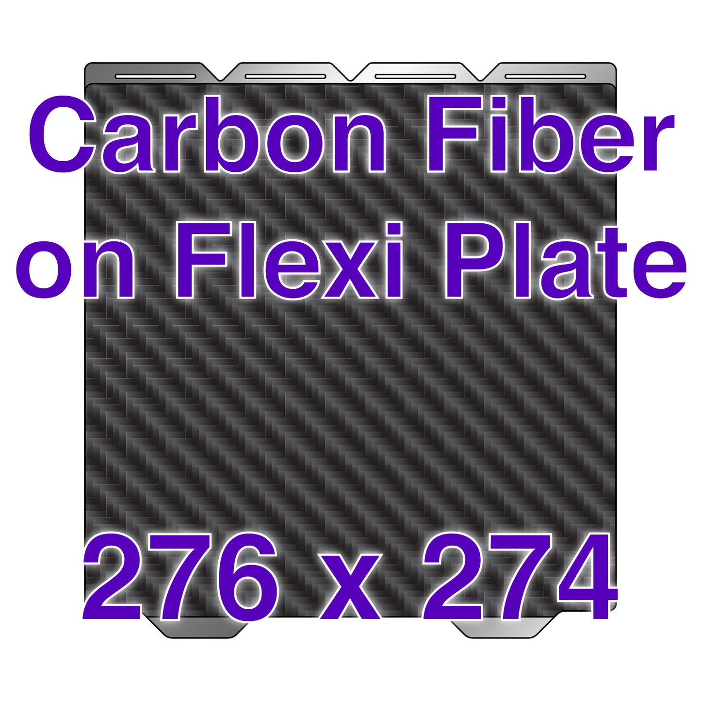 Flexi Plate with Carbon Fiber - Snapmaker U1 - 276 x 274