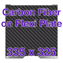 Flexi Plate with Carbon Fiber - Bambu Lab H2C - 335 x 325
