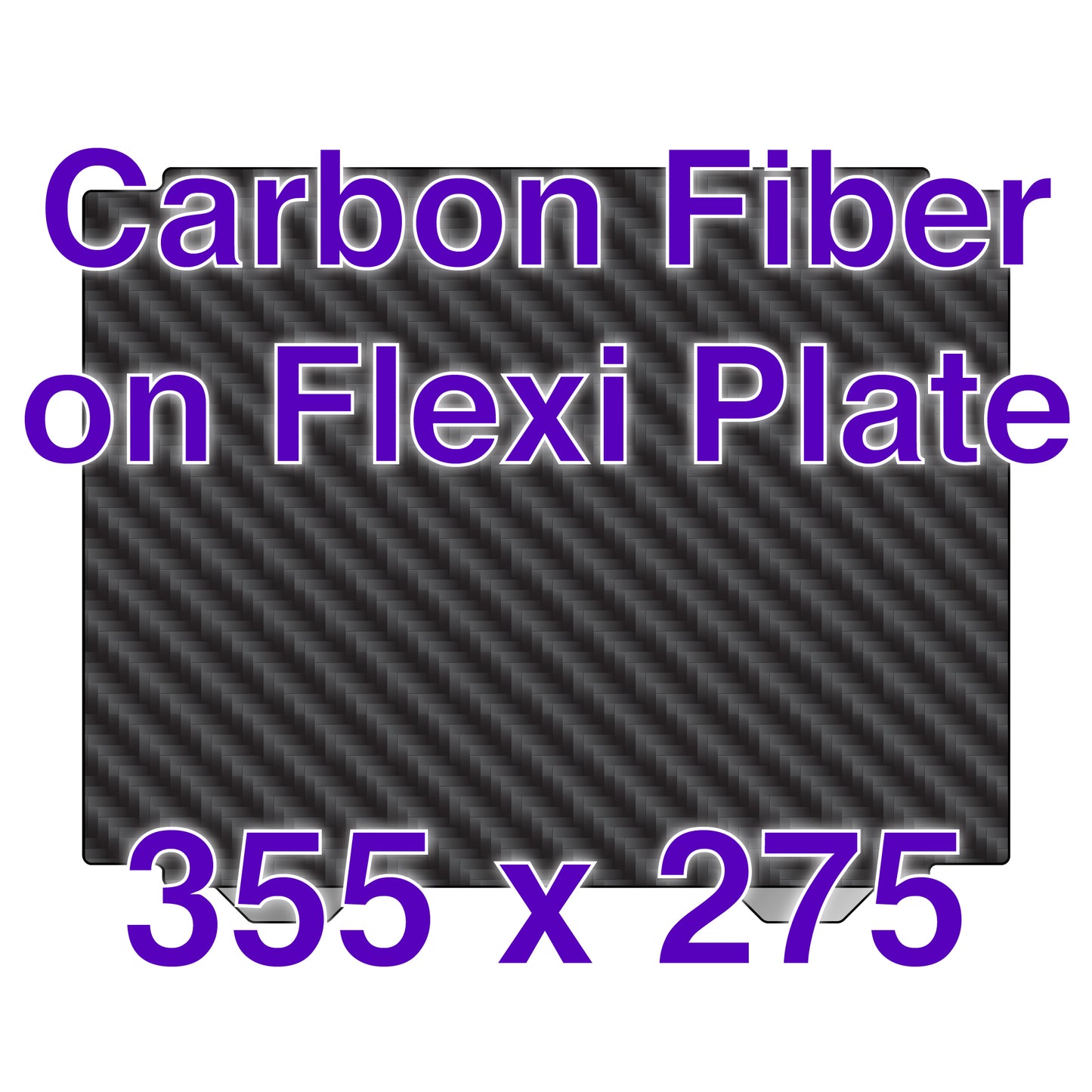 Flexi Plate with Carbon Fiber - UltiMaker S5 - 355 x 275