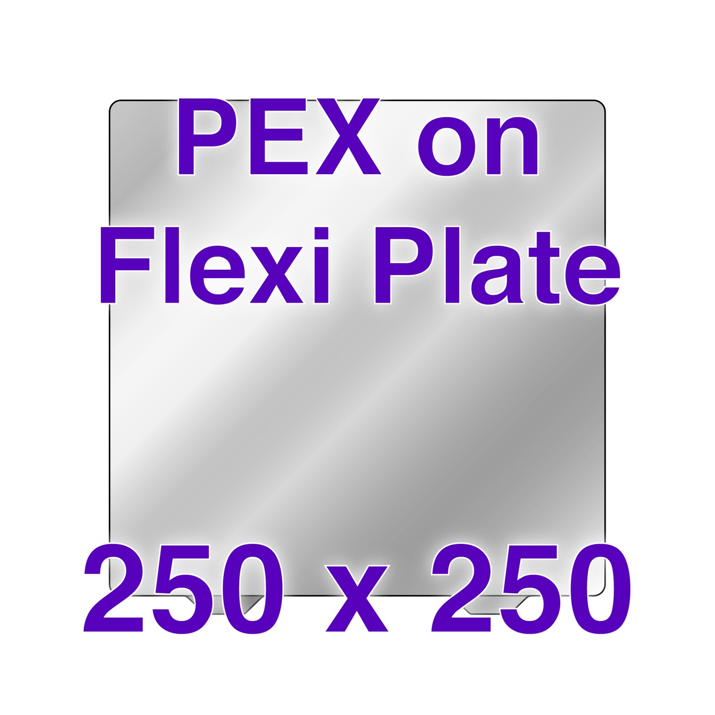 Flexi Plate with PEX - Anker Make M5, Qidi Q1 Pro - 250 x 250
