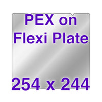 New Flexi Plate with PEX - Prusa i3 Series - 254 x 244