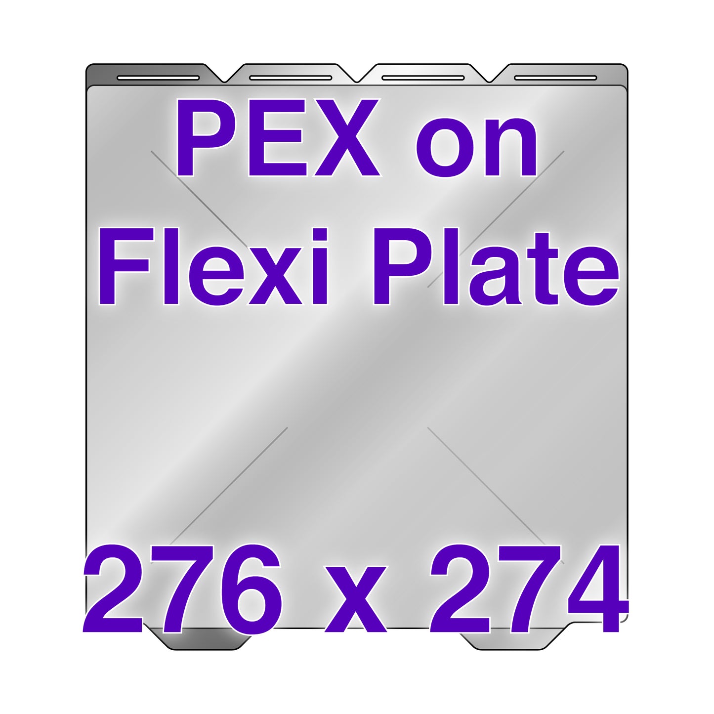 Flexi Plate with PEX - Snapmaker U1 - 276 x 274