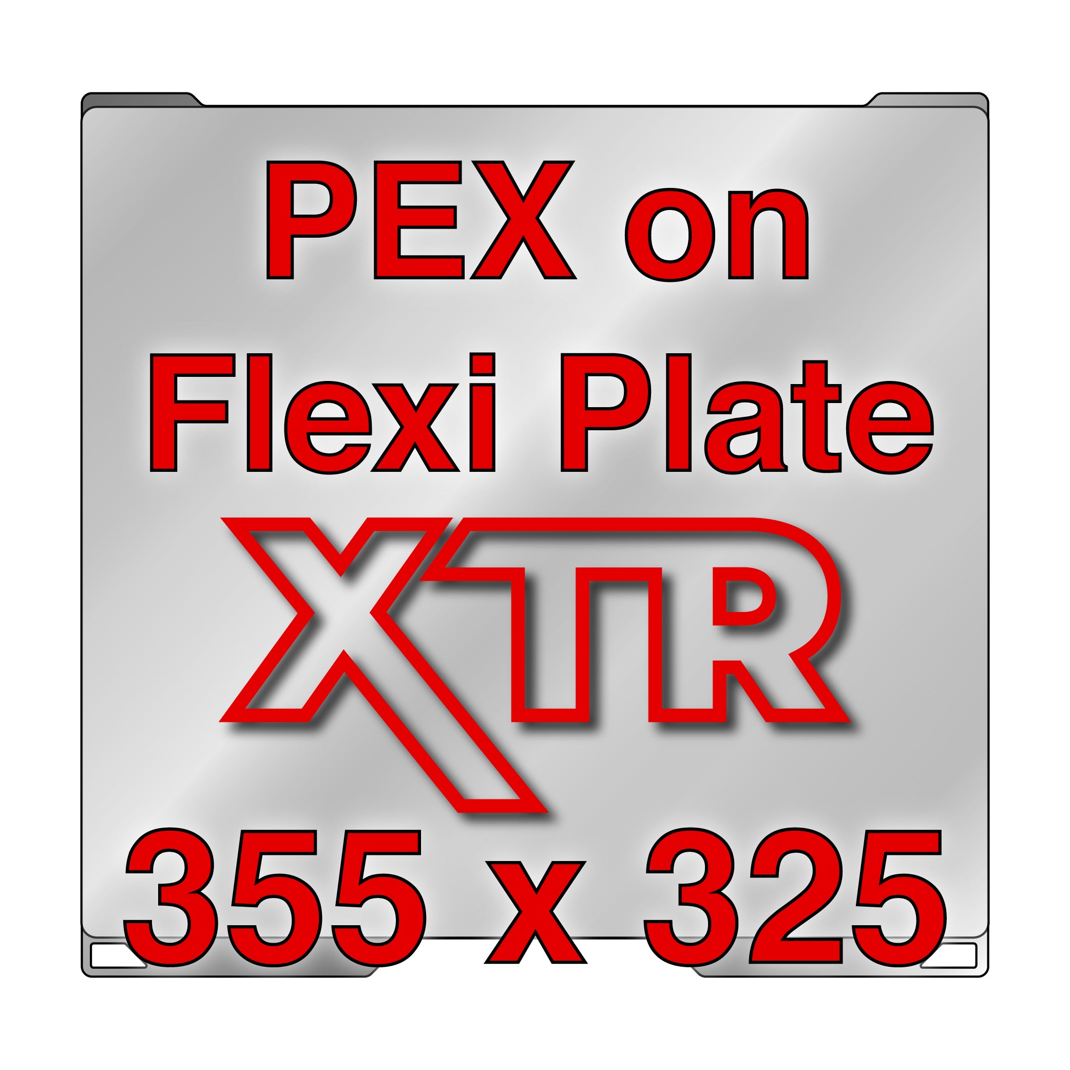 XTR Flexi Plate with PEX - Bambu Lab H2D & H2S - 355 x 325 – Wham