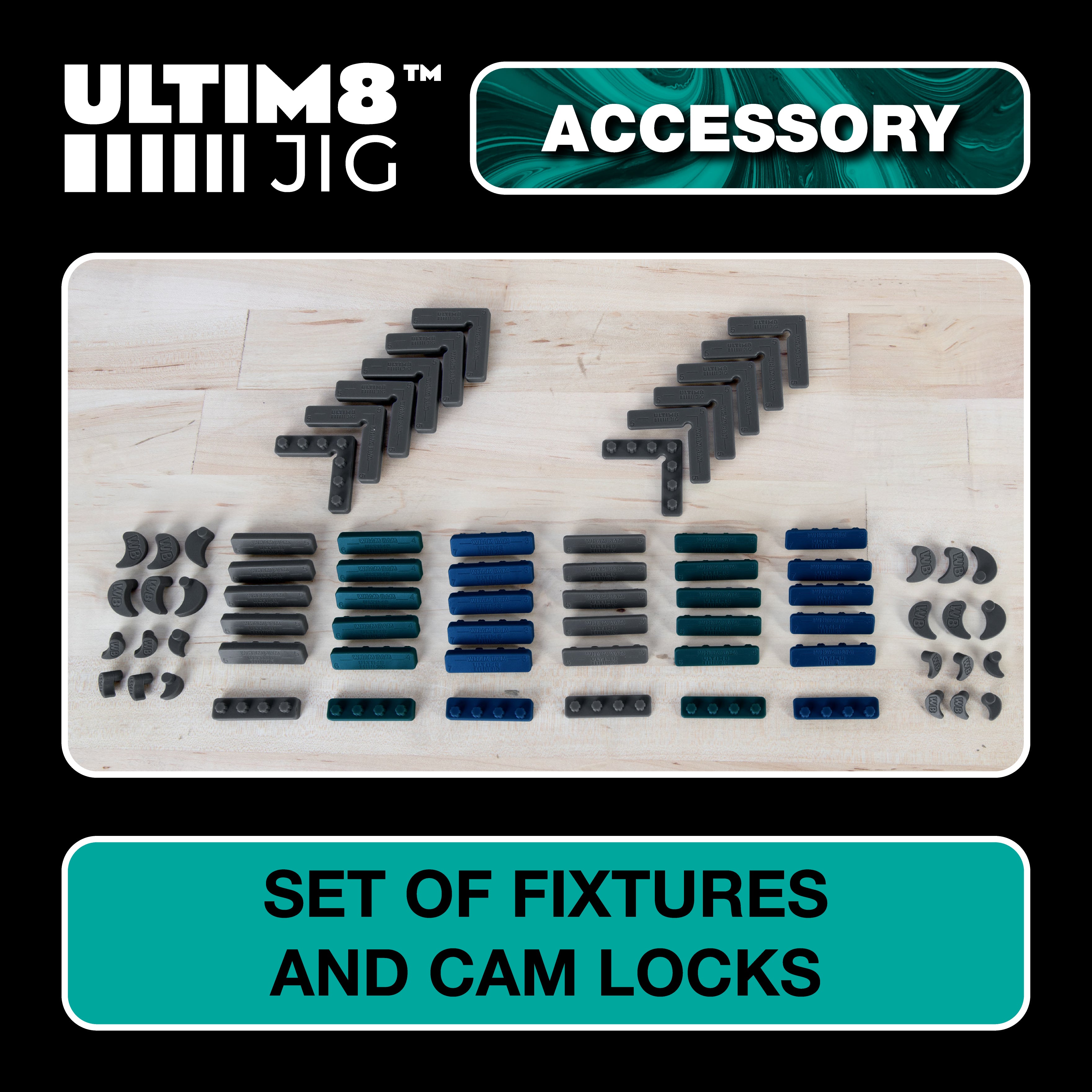 EXTRA SET OF FIXTURES AND CAM LOCKS - Pre-Order – Wham Bam Systems