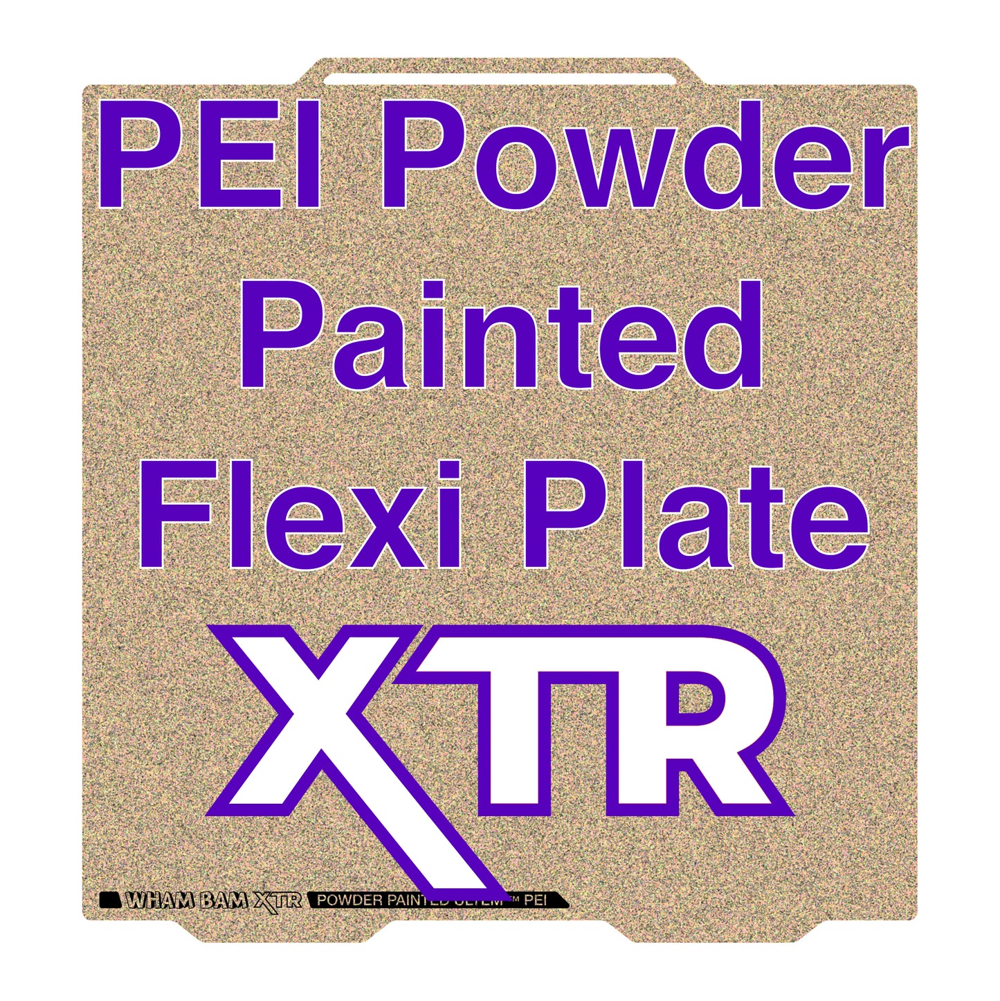 XTR Powder Painted PEI Flexi Plate - 365 x 365 - Prusa XL