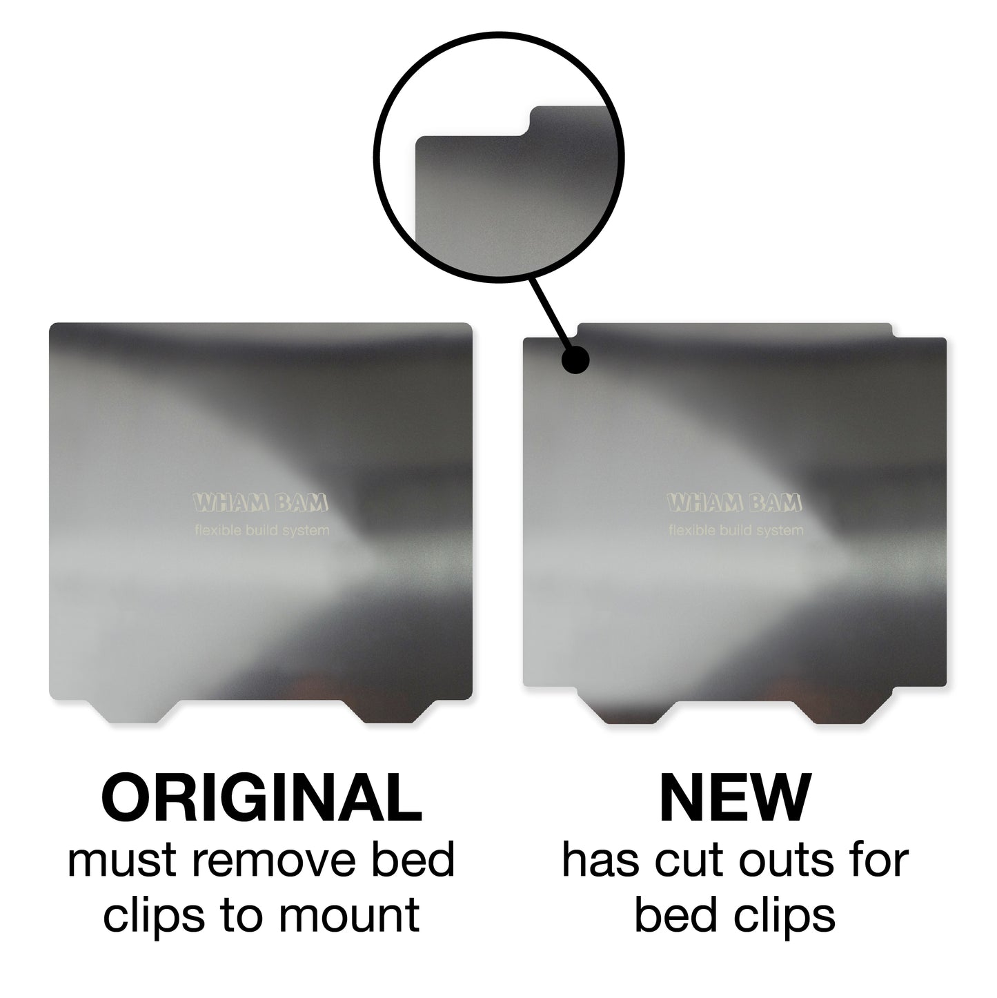 Flexi Plate with No Build Surface - 258 x 230