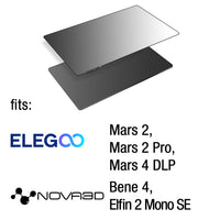 140 x 84 - Elegoo Mars 2/Pro, Mars 4 DLP, Nova3D Bene 4, and Elfin 2 Mono SE