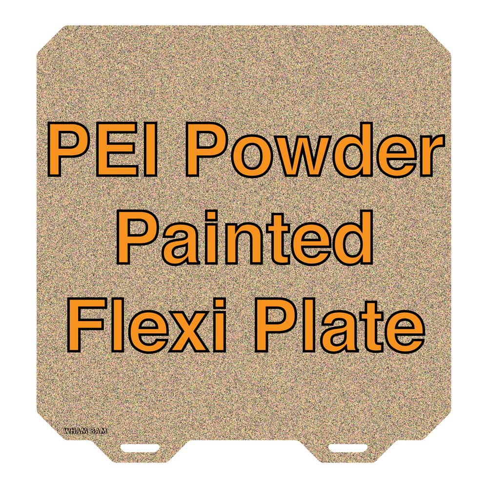 Powder Painted PEI Flexi Plate - 220 x 220  -  Anet A8,  MonoPrice Maker Select Plus, Robo R2