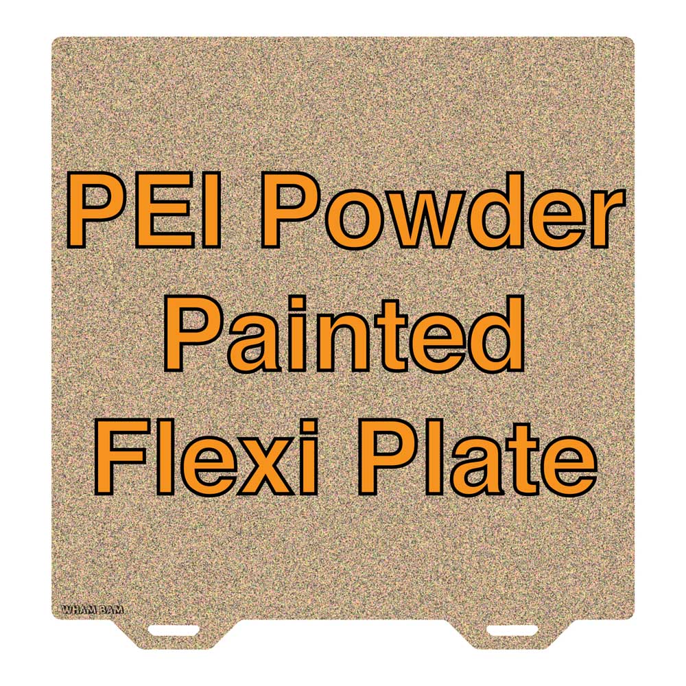 Powder Painted PEI Flexi Plate - 235 x 235  -  Creality Ender 3 & 5,  Biqu B1, Elegoo Neptune 2