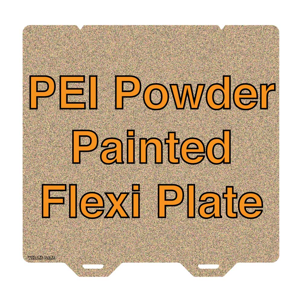 Powder Painted PEI Flexi Plate - 254 x 235  -  Prusa i3 MK3/S/+, Raise3D N1, MatterHackers Pulse