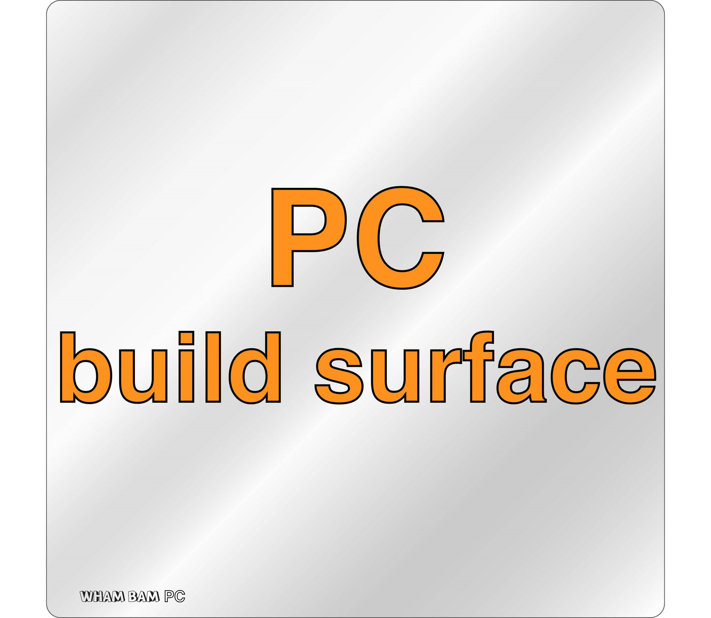 PC Build Surface (Clear) - 330 x 330 - Geeetech A30, Raise3d Pro2 & Pro2 Plus, TronXY X3S  X5S