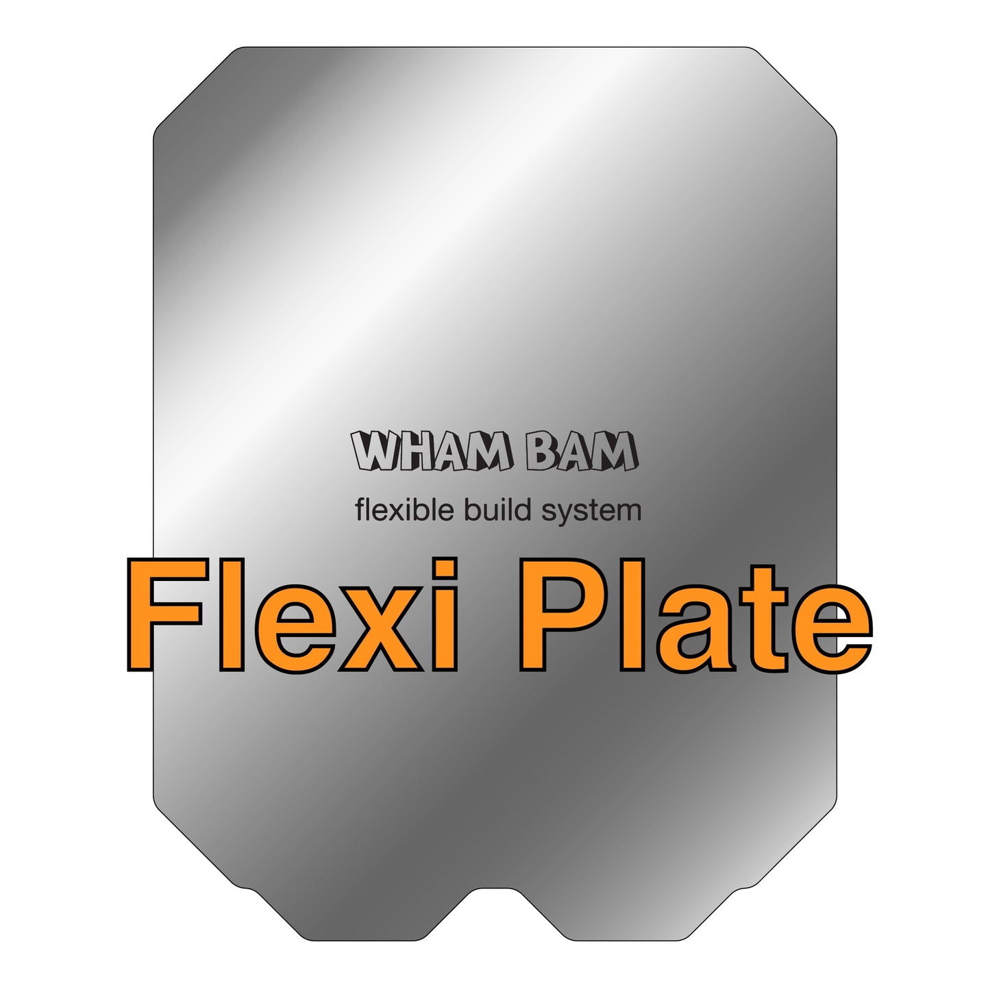 Flexi Plate Only (No Build Surface) - 160 x 130 - Monoprice Mini Select V1 & V2