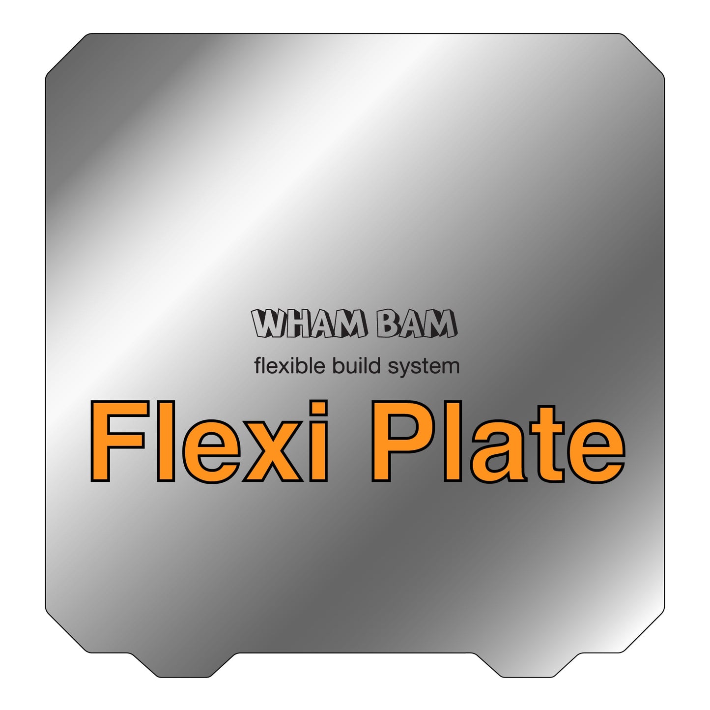 Flexi Plate Only (No Build Surface) - 220 x 220 - Anet A8, Monoprice Maker Select Plus, Robo R2
