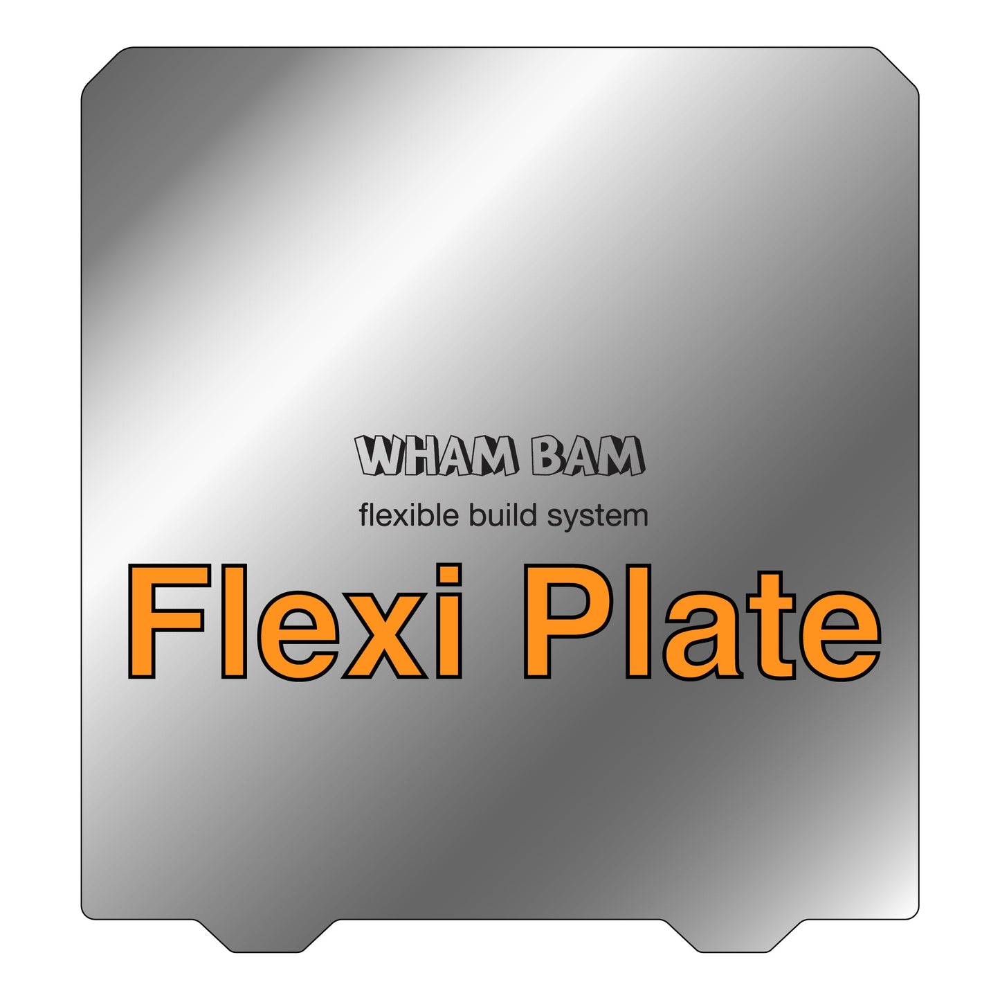 Flexi Plate Only (No Build Surface) - 255 x 245 - Creality CR 6 SE, Robo3D R1+