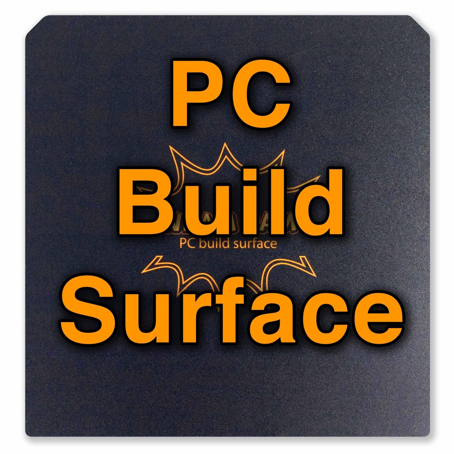 PC Build Surface (Classic Black) - 255 x 245 - Creality CR 6 SE, Robo3D R1+